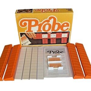 Vintage PROBE Board Game of Words 1976 Parker Brothers COMPLETE